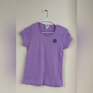 Purple Small Short Sleeves Top